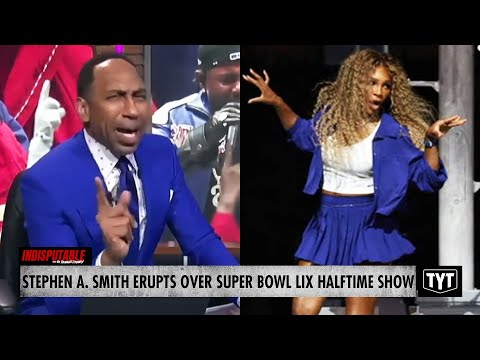 WATCH: Serena Williams&#039; Surprise Super Bowl Appearance Sparks FURY From Stephen A. Smith