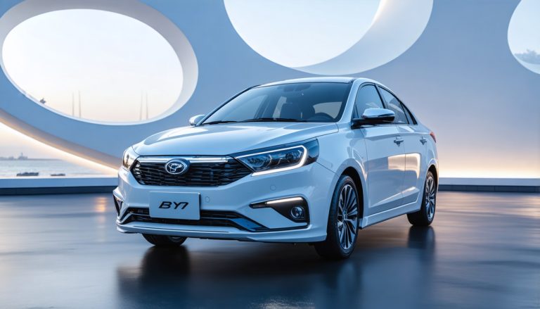 手頃なモビリティの革命：BYDが目を引く航続距離を持つe7セダンを発表